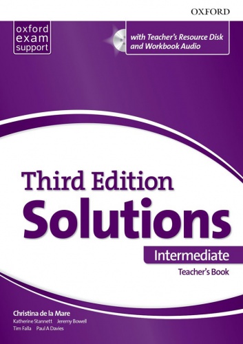Купити Solutions Intermediate 3nd edition. Teacher's Book with CD-ROM. Tim Falla - knygobum.com.ua